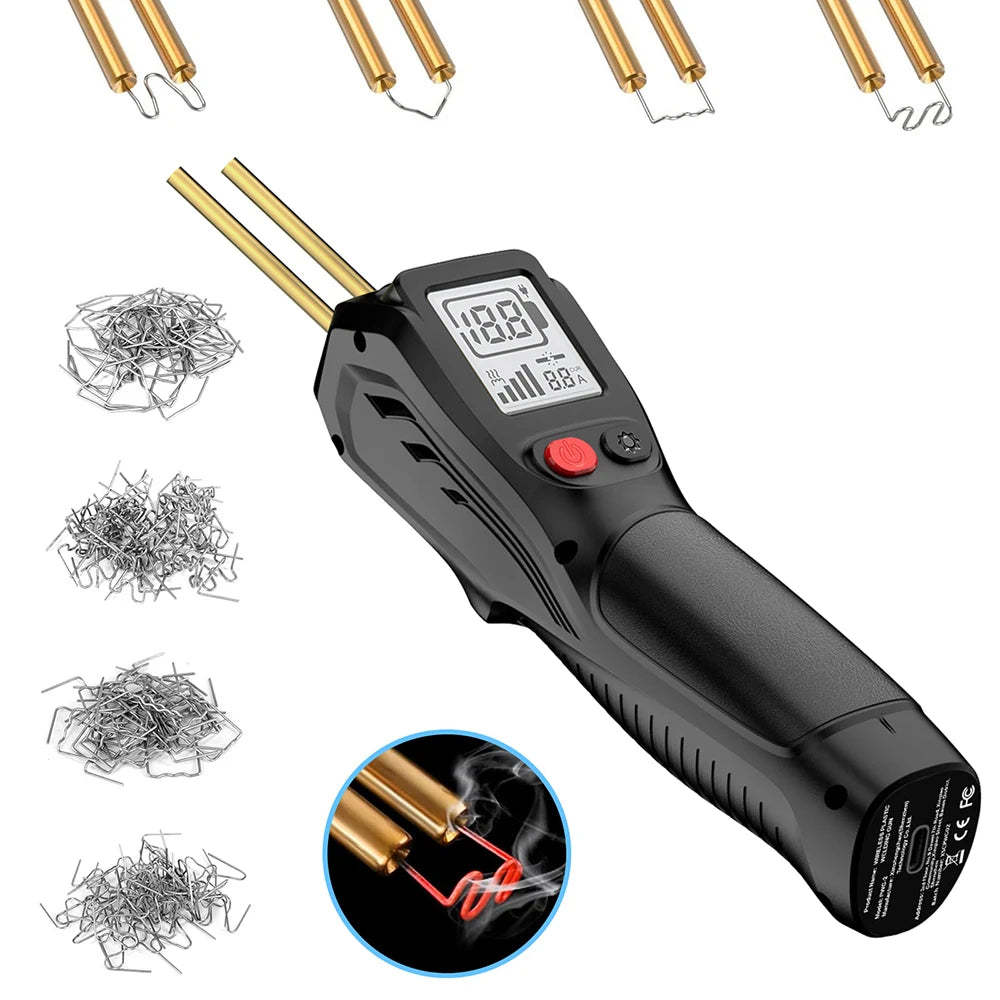 500W Handheld Wireless Plastic Welding Machine with LCD Display for Car Bumper Repair
