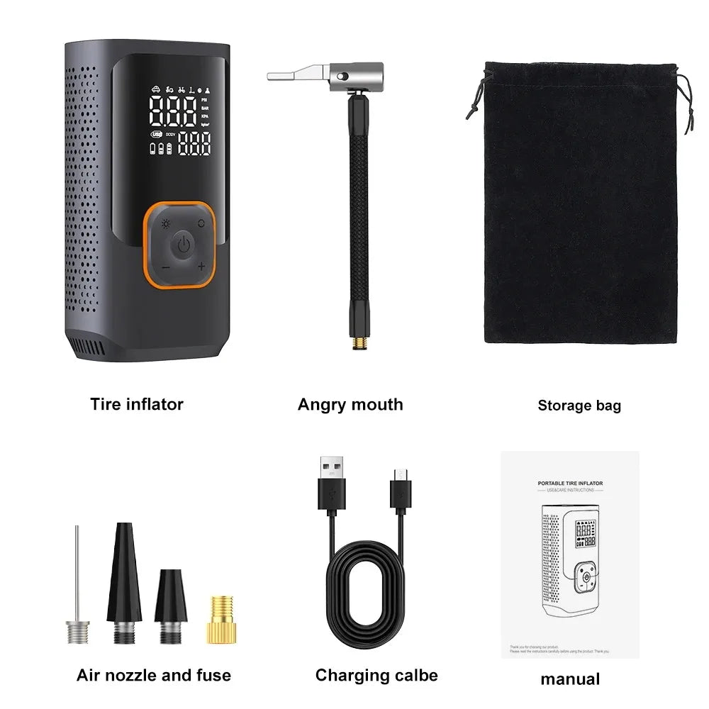 CowLost | product_id-yiju-portable-wireless-air-compressor-pump-for-car-motorcycle-bicycle-ball-inflation |15