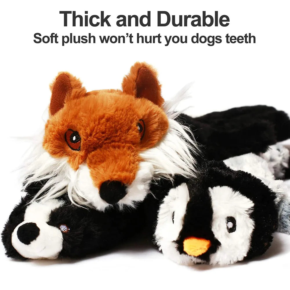 CowLost | dog-kennel-run-accessories-soft-shell-plush-squeaky-dog-toy |20
