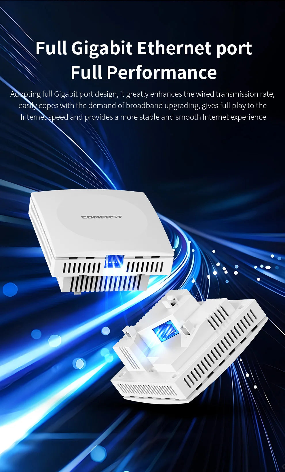 CowLost | comfast-wifi-6-in-wall-ap-2-4ghz-5-8ghz-dual-band-gigabit-access-point |4