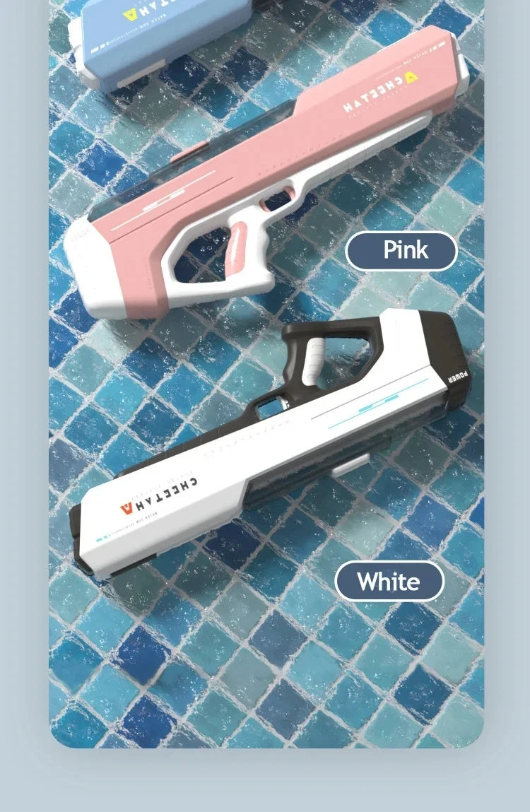 Fully Electric High Pressure Water Gun Toy for Outdoor Pool Games