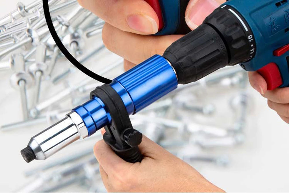 CowLost | electric-rivet-gun-adapter-2-4mm-4-8mm-rivet-nut-gun-drill-adapter-cordless-riveting-tool-insert-nut-pull-rivet-tool |9