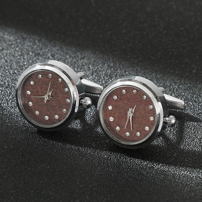 CowLost | luxury-cufflinks-watch-rotatable-electronic-functional-buckle-business |23