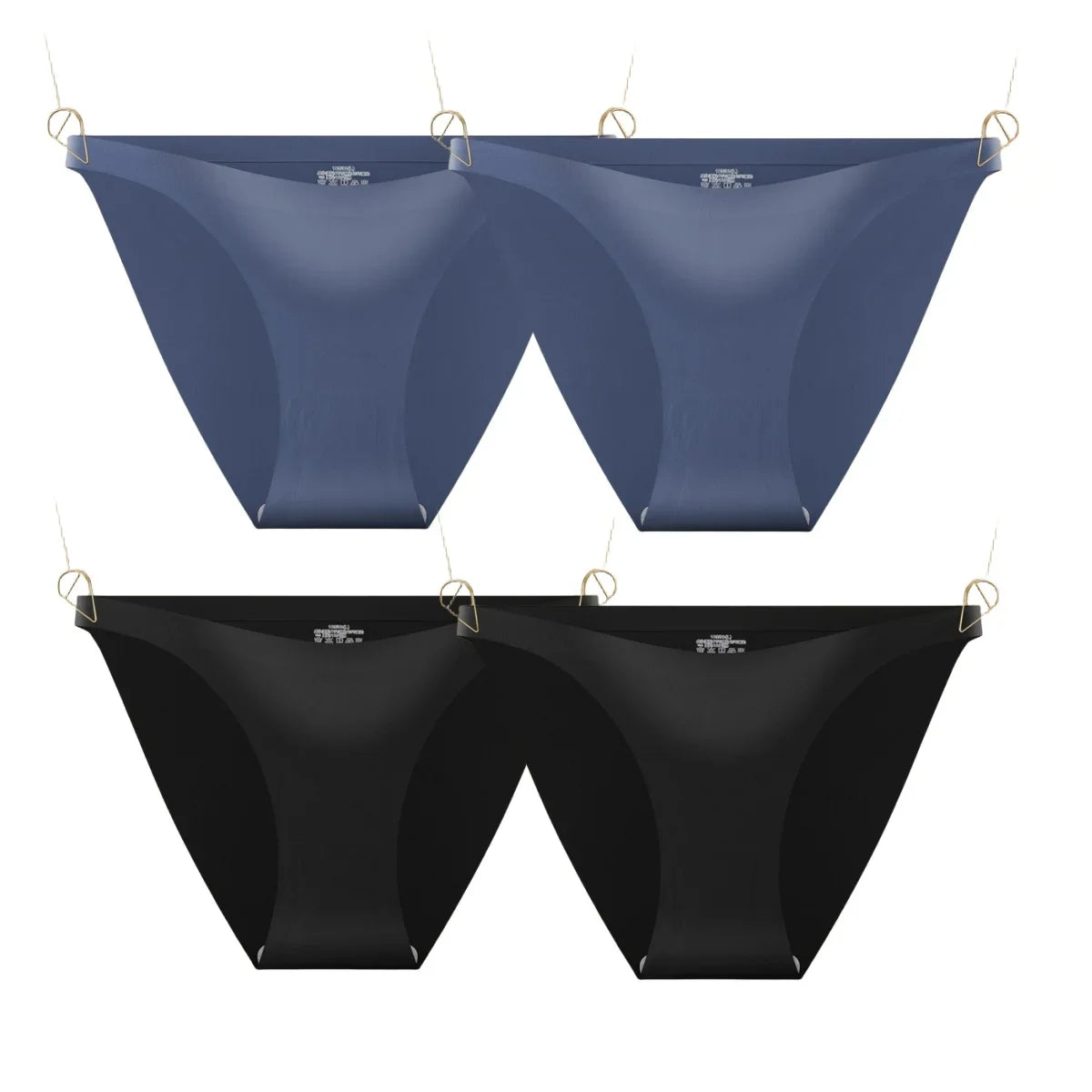 CowLost | product_id-4pcs-women-s-seamless-low-rise-ultra-thin-ice-silk-briefs-solid-colors |23