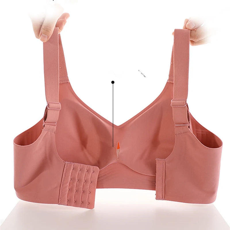 CowLost | product_id-seamless-wire-free-push-up-bra-for-women-large-size-with-adjustable-thin-molded-cups |3