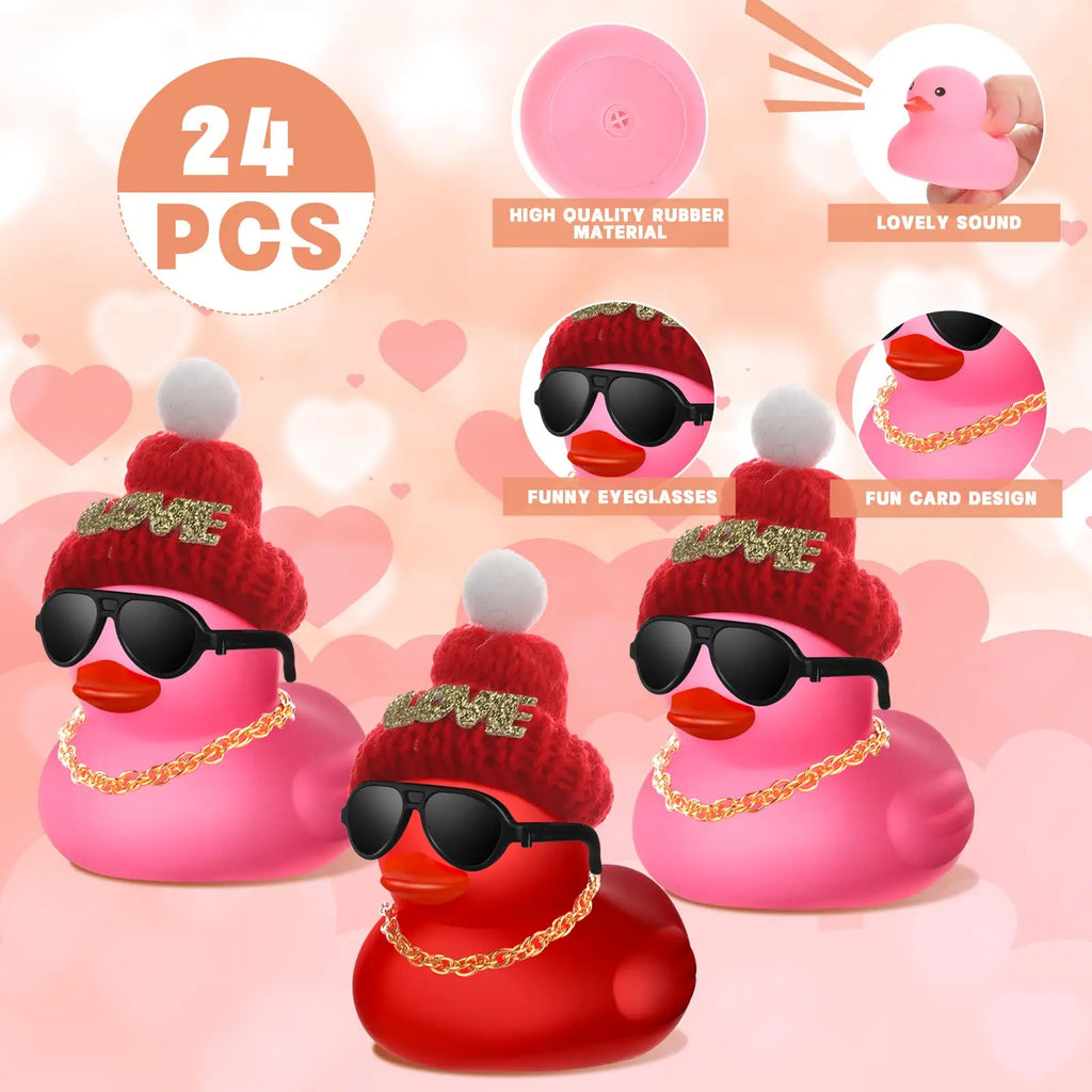 CowLost | product_id-24-72-pcs-valentines-day-mini-rubber-ducks-bulk-bath-toys-classroom-gift-exchange |5