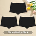 CowLost | activewear-pants-3pcs-women-cotton-low-rise-boyshort-panties-set-sexy-seamless |15