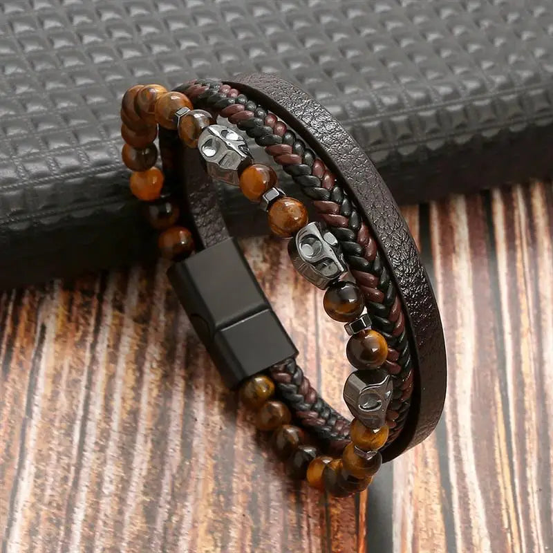 CowLost | badge-pass-holders-jiayiqi-stainless-steel-and-leather-bangle-bracelet-for-men |28