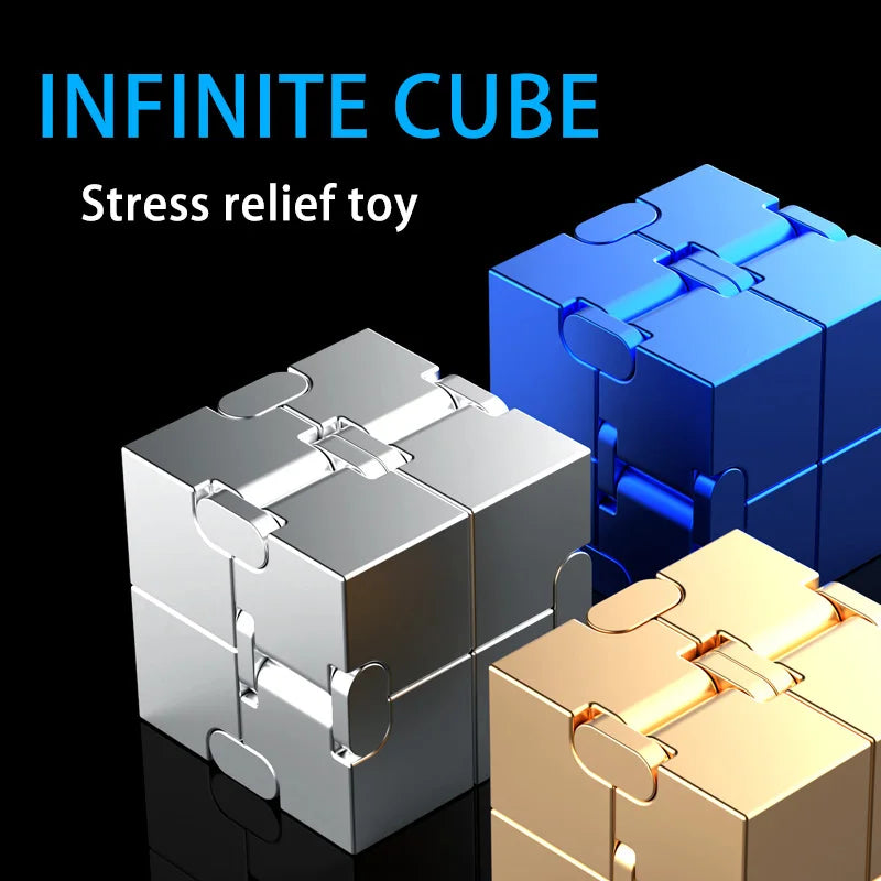 CowLost | metal-magic-cube-stress-relief-toy-cube-portable-educational-toys-decompresses-relax-toys-for-children-adults-birthday-gift |2