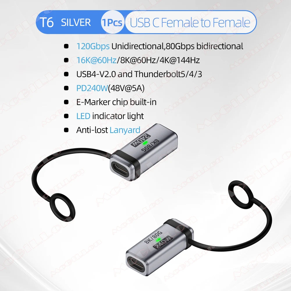 CowLost | product_id-usb4-2-0-pd-240w-5a-usb-c-to-usb-c-straight-angle-charger-adapter-120gbps-16k-60hz |33