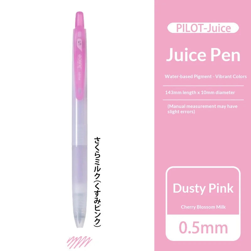CowLost | product_id-pilot-juice-milky-pastel-gel-pens-0-5mm-retractable-multi-color-smooth-glide-japanese-quality |50