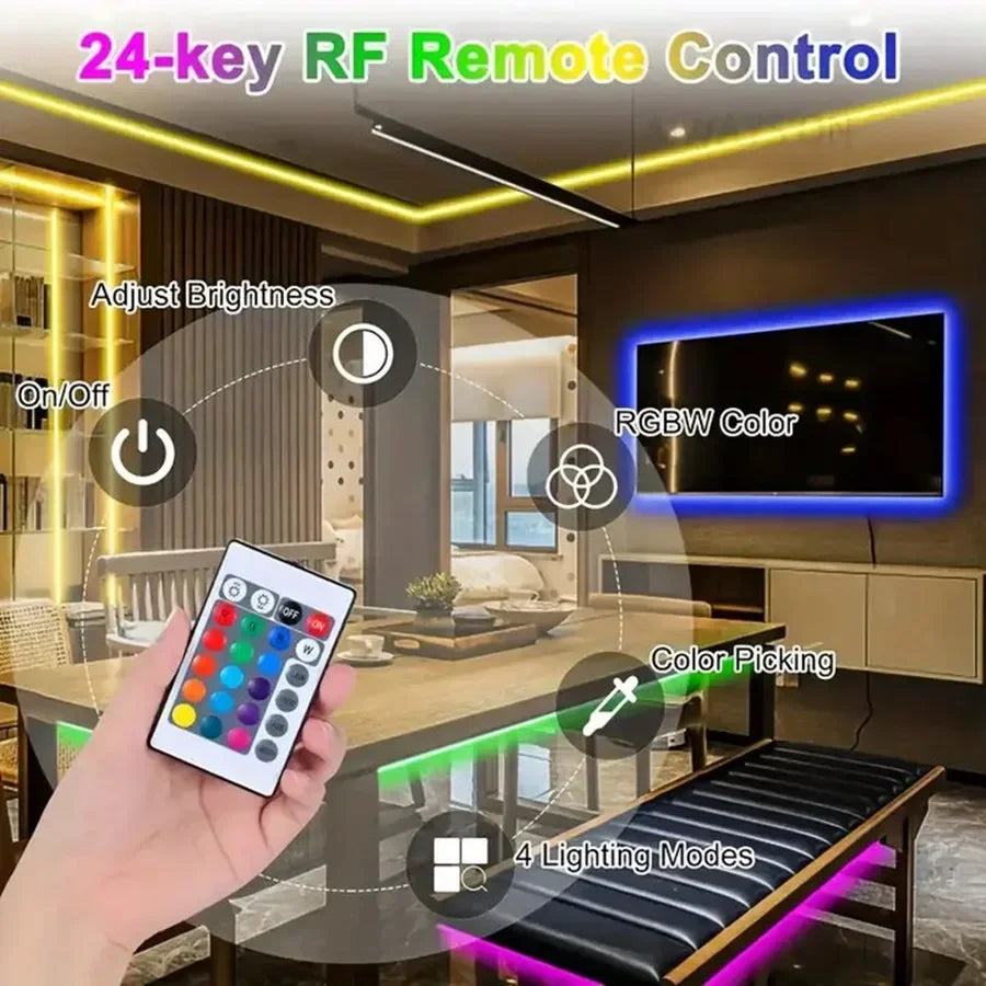 CowLost | light-ropes-strings-product_id-usb-5v-rgb-5050-led-strip-light-with-smart-remote-music-sync-and-timer-for-home-decor |7