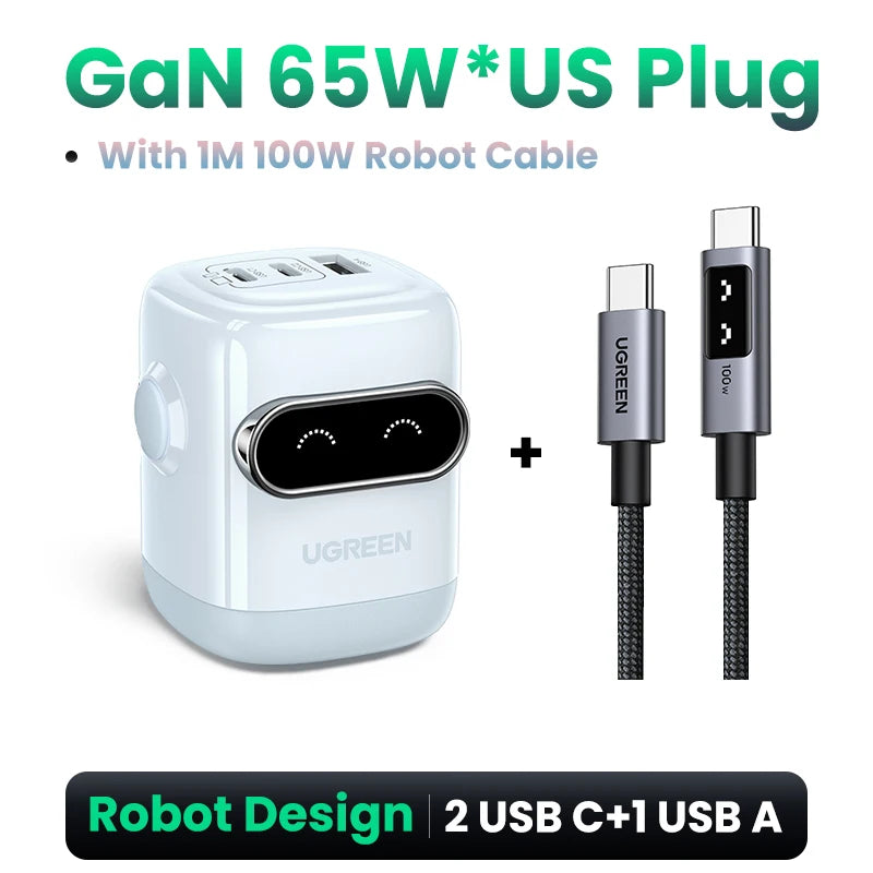 CowLost | ugreen-30w-gan-charger-2nd-gen-robot-qc4-0-3-0-pps-pd3-0-fast-charger |24