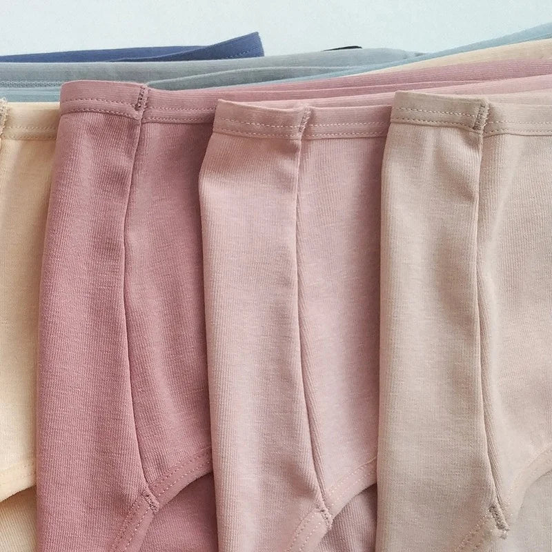 CowLost | product_id-3pcs-womens-cotton-high-waist-solid-color-briefs-xs-2xl |3