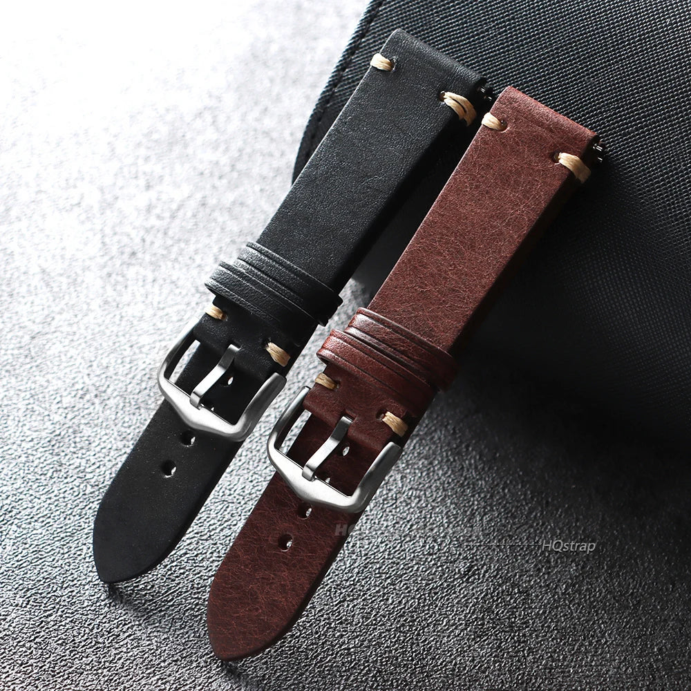 CowLost | product_id-handmade-genuine-cowhide-leather-watch-strap-18-22mm-quick-release-for-seiko-omega |5