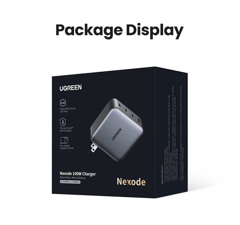 CowLost | ugreen-100w-gan-charger-usb-c-charger-qc4-0-3-0-quick-charge |20