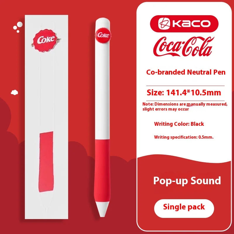 CowLost | product_id-kaco-coca-cola-fanta-0-5mm-black-ink-gel-pen-push-button-office-school-use |34