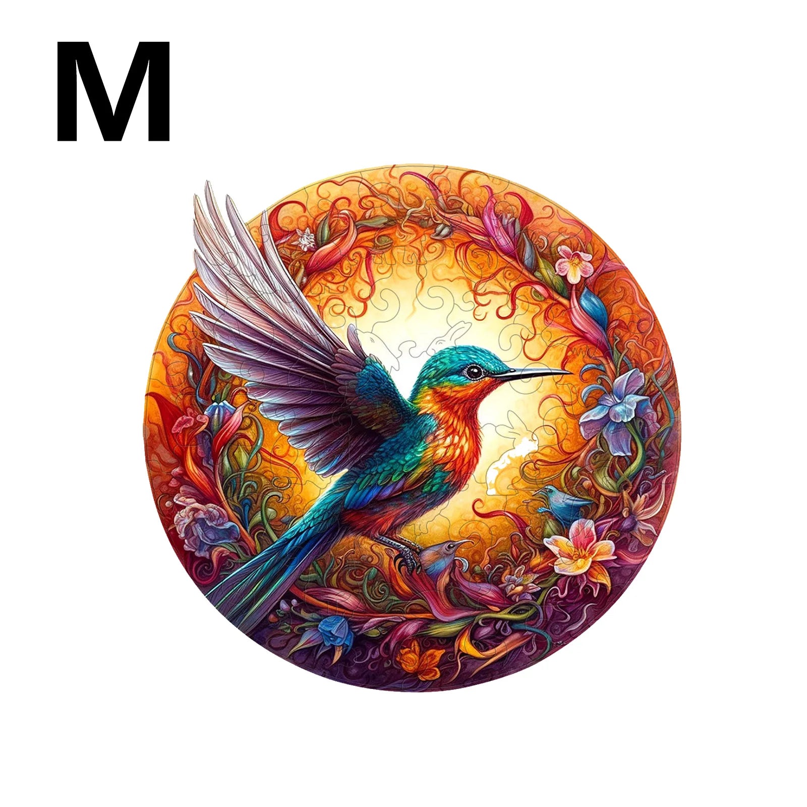 CowLost | product_id-round-wooden-peacock-jigsaw-puzzle-gift |11