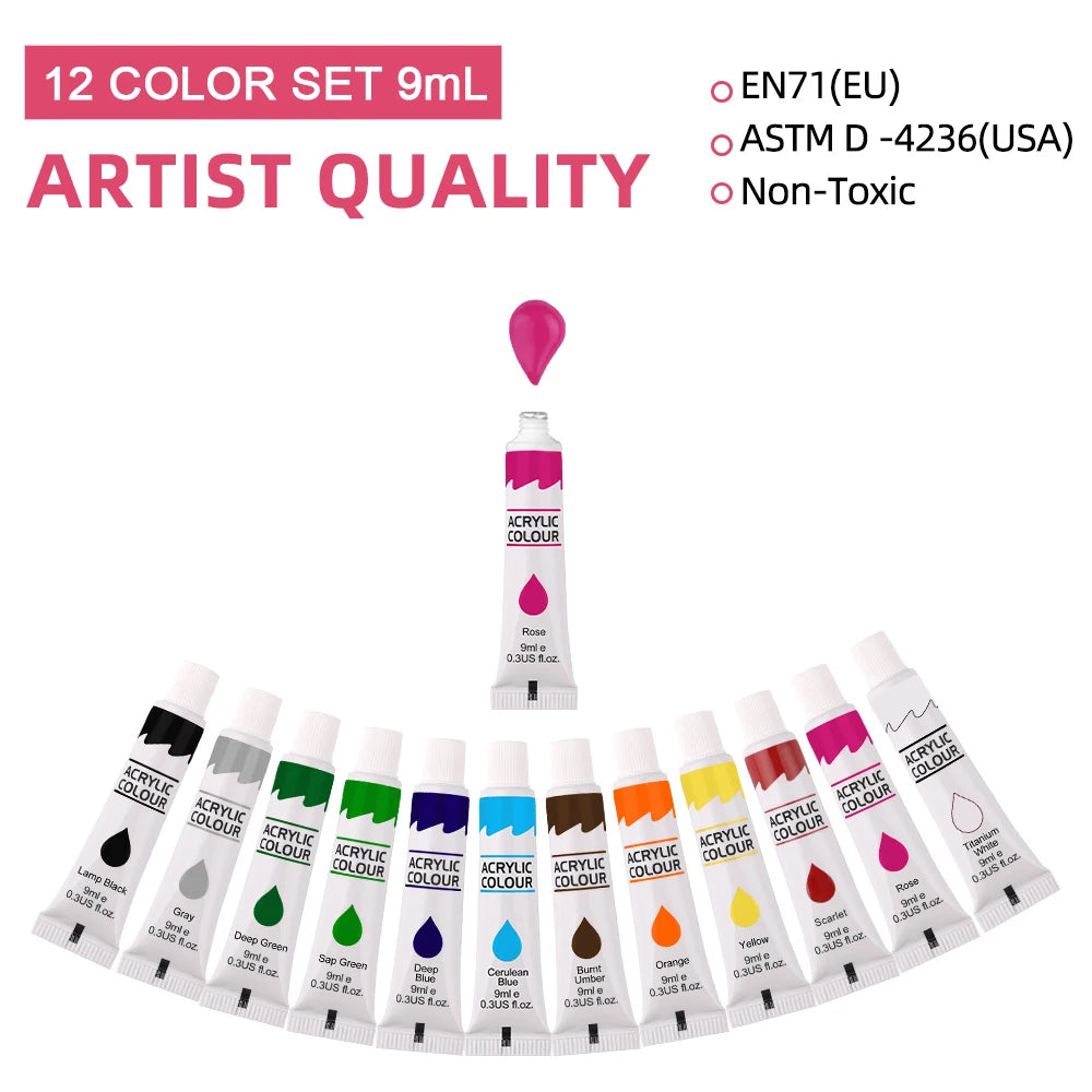 CowLost | 9ml-acrylic-pigment-for-student-art-graffiti-painting-diy-pigment |6