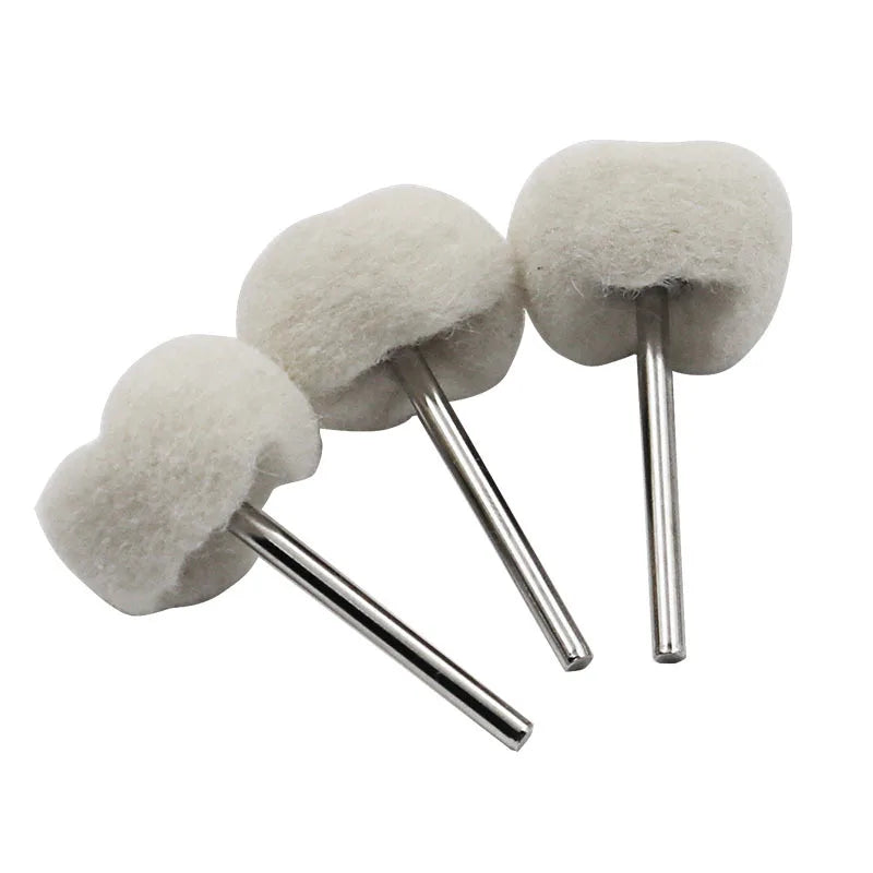CowLost | product_id-3-10pcs-mini-wool-polishing-buffing-wheels-3mm-shank-rotary-drill-abrasive-tool |15