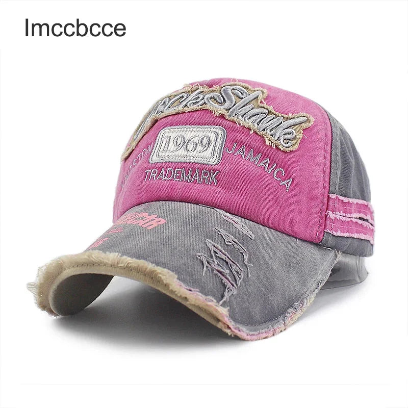 CowLost | washed-cotton-1969-embroidery-baseball-cap |1