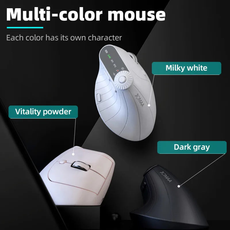 CowLost | product_id-jomaa-wireless-rechargeable-vertical-optical-mouse-with-dpi-adjustment-and-function-knob |6
