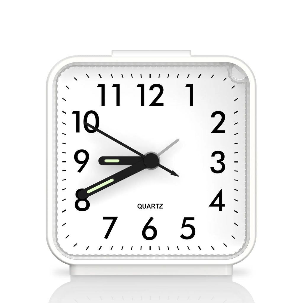ORIA Analog Mechanical Alarm Clock Small Portable Bedside Desk Clock 4 Colors