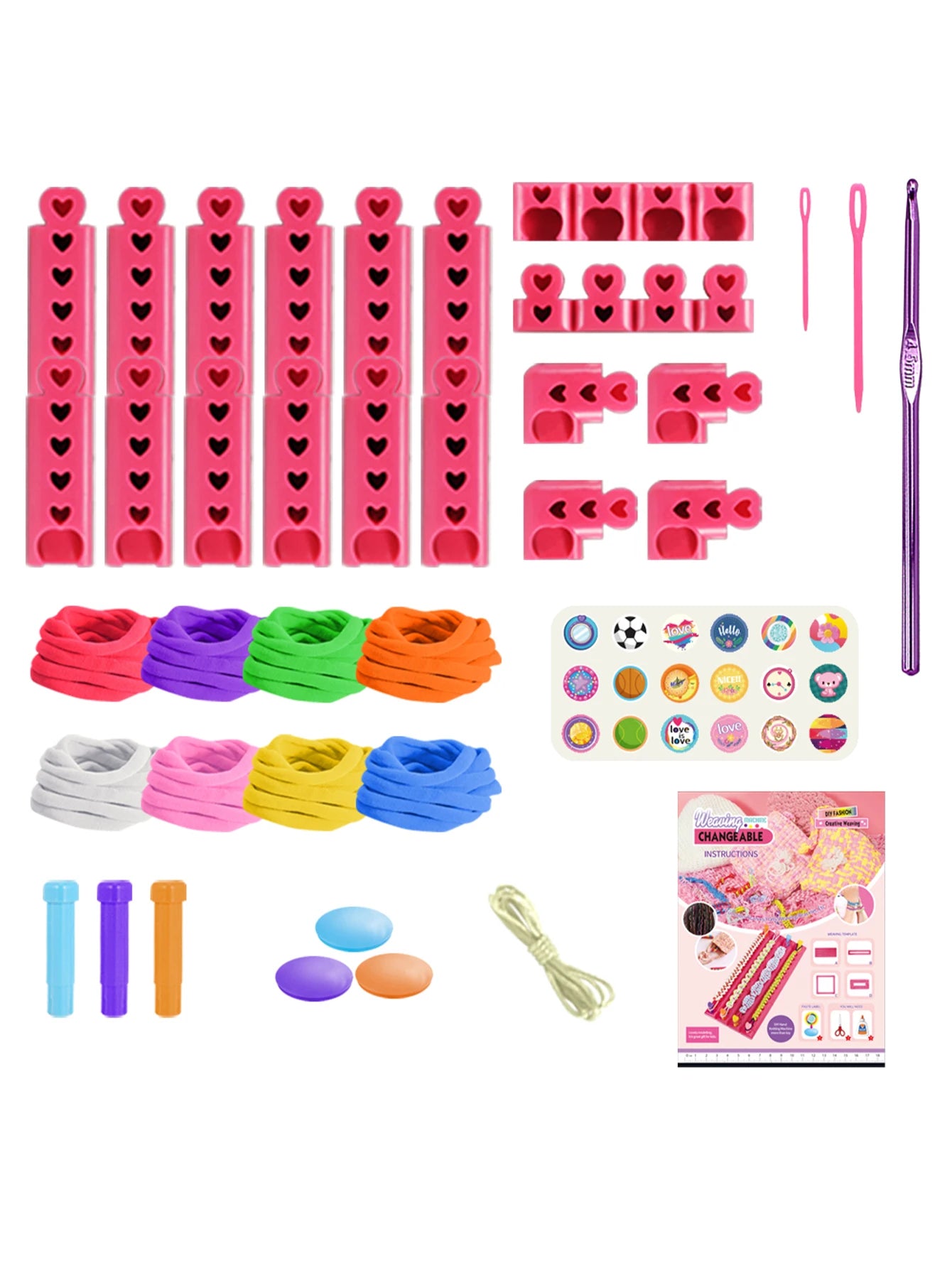 CowLost | product_id-diy-weaving-kit-for-kids-ages-6-arts-crafts-scarves-hats-and-bags |17