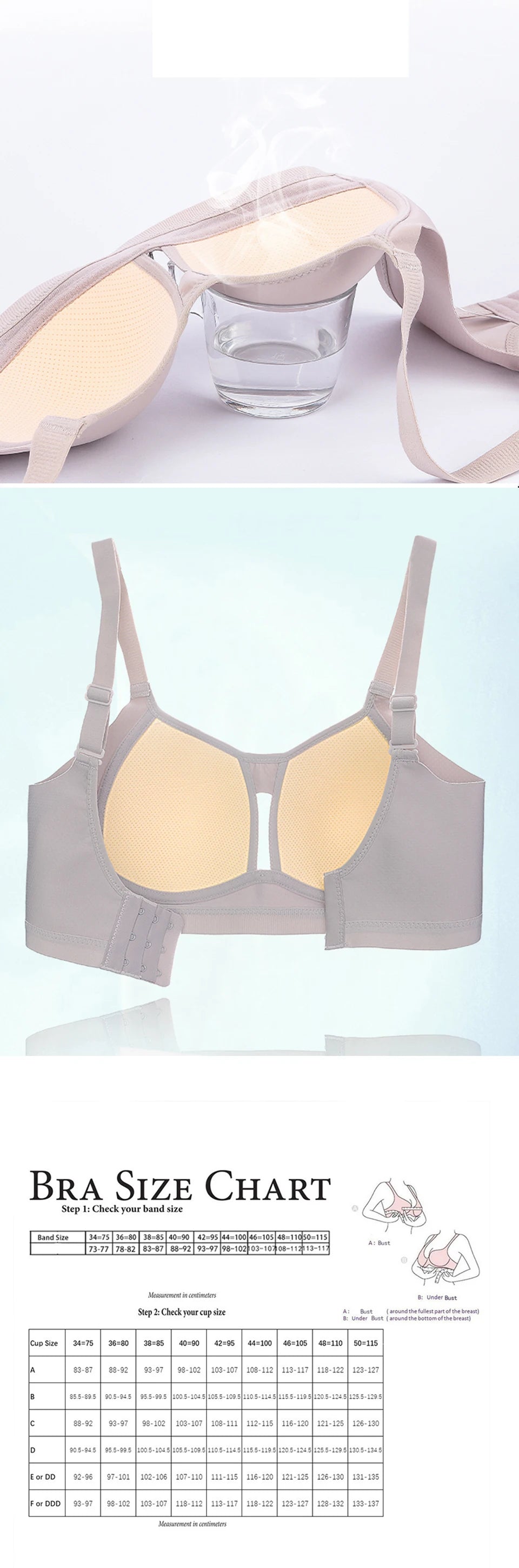 CowLost | product_id-fallsweet-seamless-wireless-plus-size-push-up-bra-with-pendant-breathable-no-pad-brassiere-for-women |7