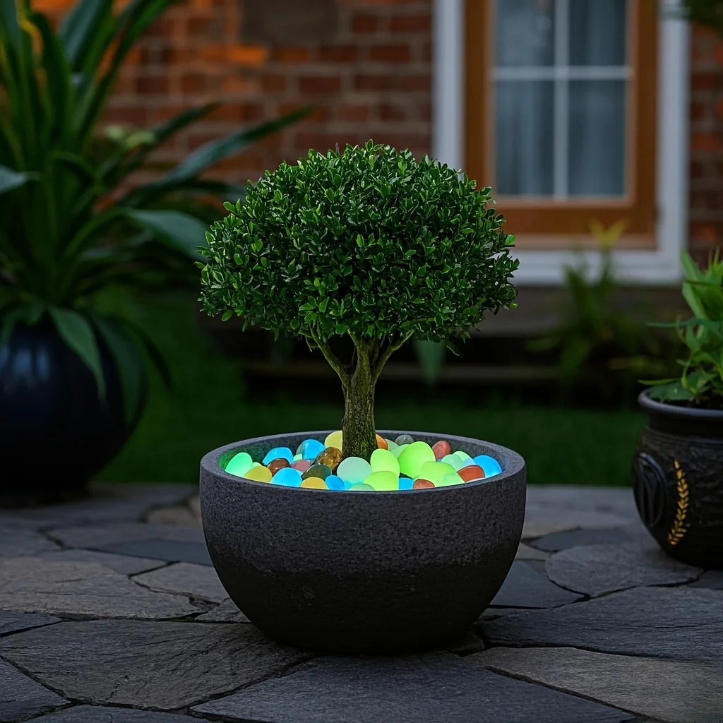 50pcs 20-30mm Landscape Stones for Garden, Fish Tank, Home & Wedding Decoration