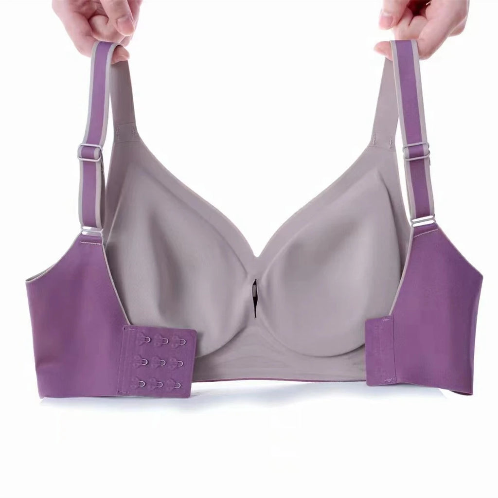 CowLost | product_id-plus-size-wireless-seamless-push-up-bra-with-comfortable-shockproof-support |5