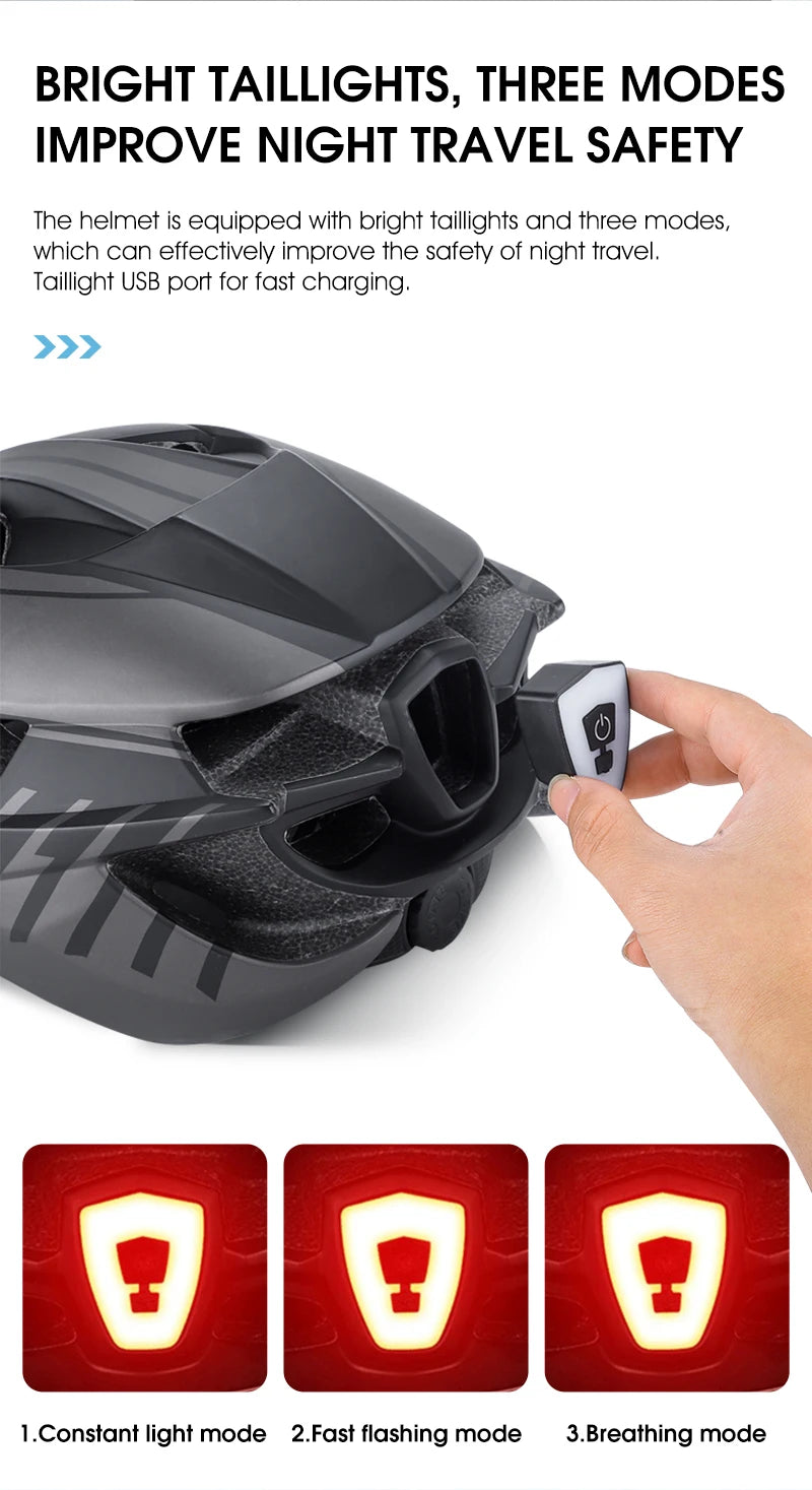 CowLost | west-biking-integrated-ultralight-bike-helmet-with-taillight-goggle-men-women-cycling-safety-hat-mtb-road-bike-motorcycle-helmet |16