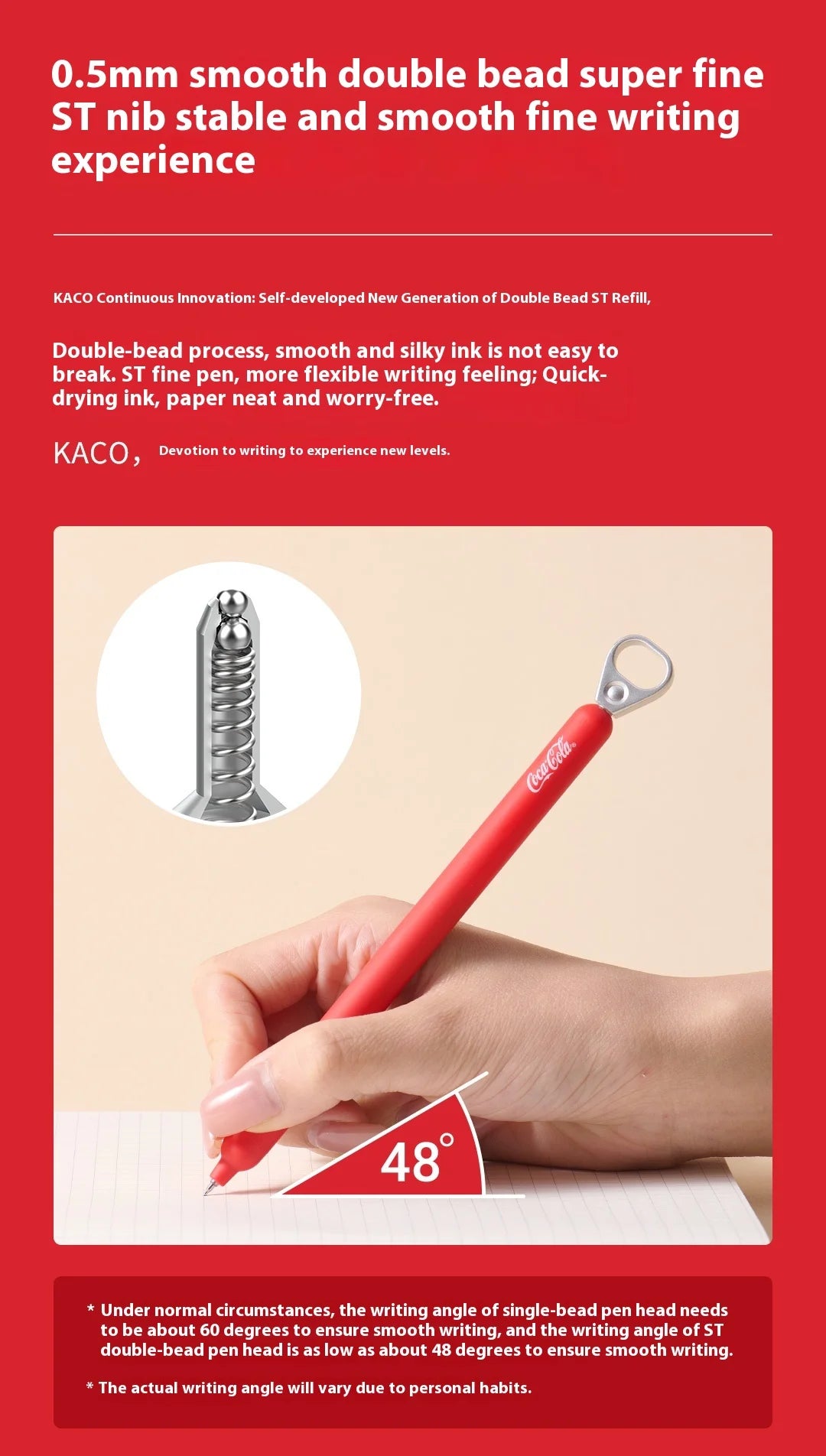 CowLost | product_id-kaco-coca-cola-fanta-0-5mm-black-ink-gel-pen-push-button-office-school-use |24
