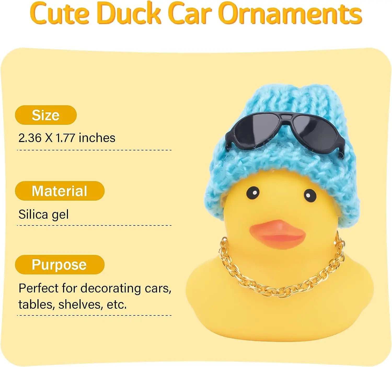 CowLost | product_id-car-rubber-duck-dashboard-ornament-with-mini-bachelor-cap-decoration |2