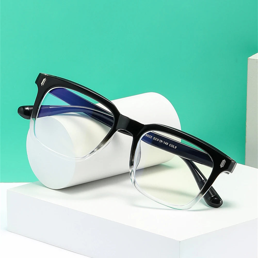 CowLost | uncategorized-vivibee-vintage-unisex-blue-light-blocking-square-eyeglasses |1