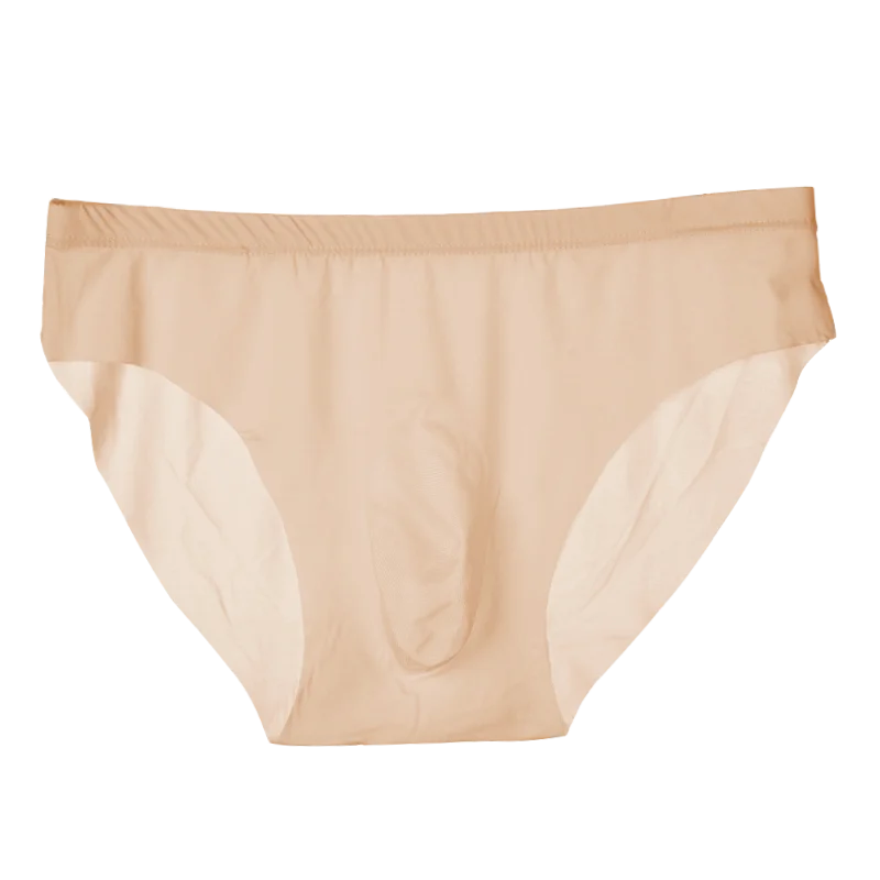 CowLost | mens-ice-silk-seamless-briefs-summer-ultra-thin-panty-transparent-sexy |20