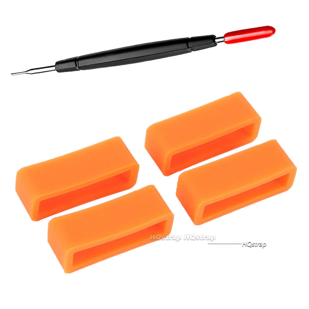 CowLost | product_id-4pcs-silicone-watch-band-keepers-security-rings-16-26mm-strap |14