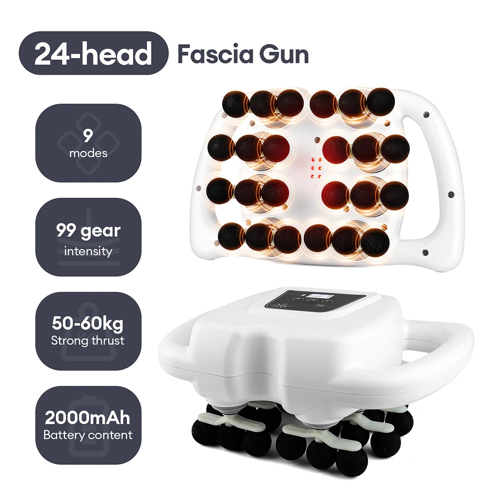 CowLost | uncategorized-24-head-fascia-gun-with-99-strength-levels-body-massager |16