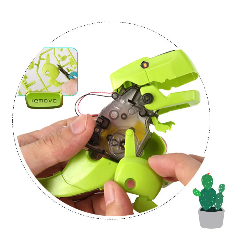 Dinosaur Solar Powered STEM DIY Robot Science Toy Kit for Kids