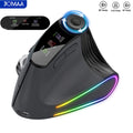 CowLost | backlit-wireless-ergonomic-mouse-with-smart-flying-scroll-function-adjustment-knob-bluetooth-2-4g-rechargeable-gaming-mouse |1