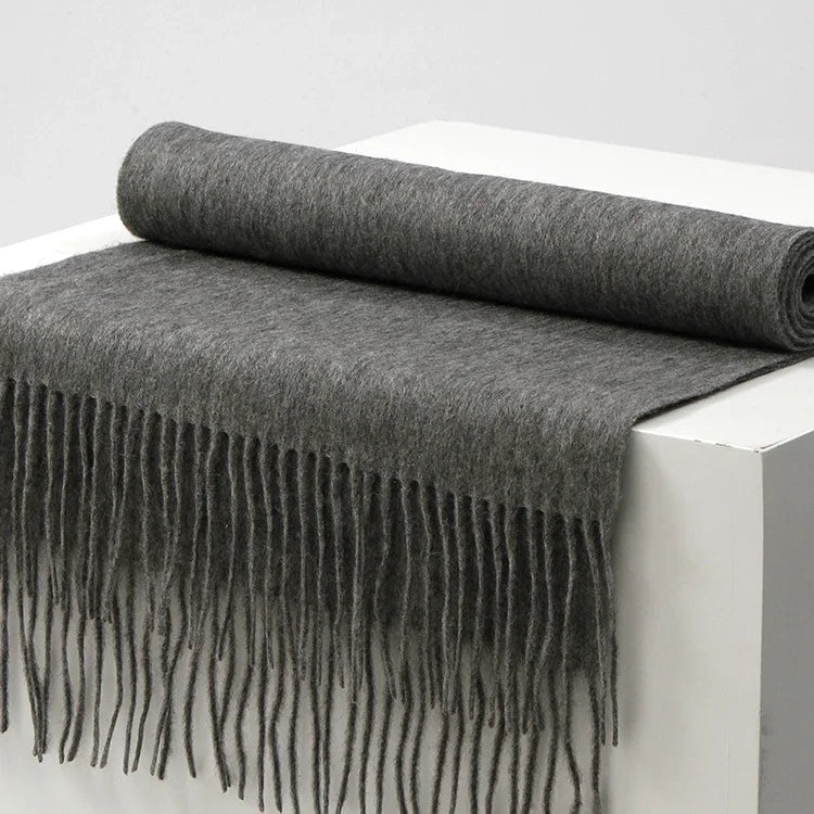 CowLost | winter-pure-long-wool-scarf-women-luxury-brand |35
