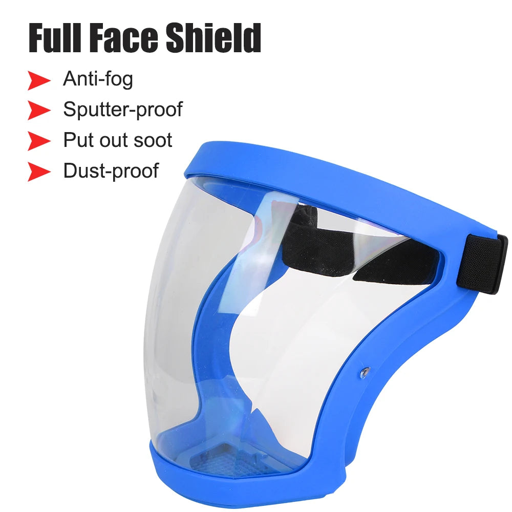 CowLost | kitchen-tool-full-face-shield-oil-splash-proof-mask-motorcycle-bicycle-cycling-dusting-mask-protection-face-cover-with-filters |17