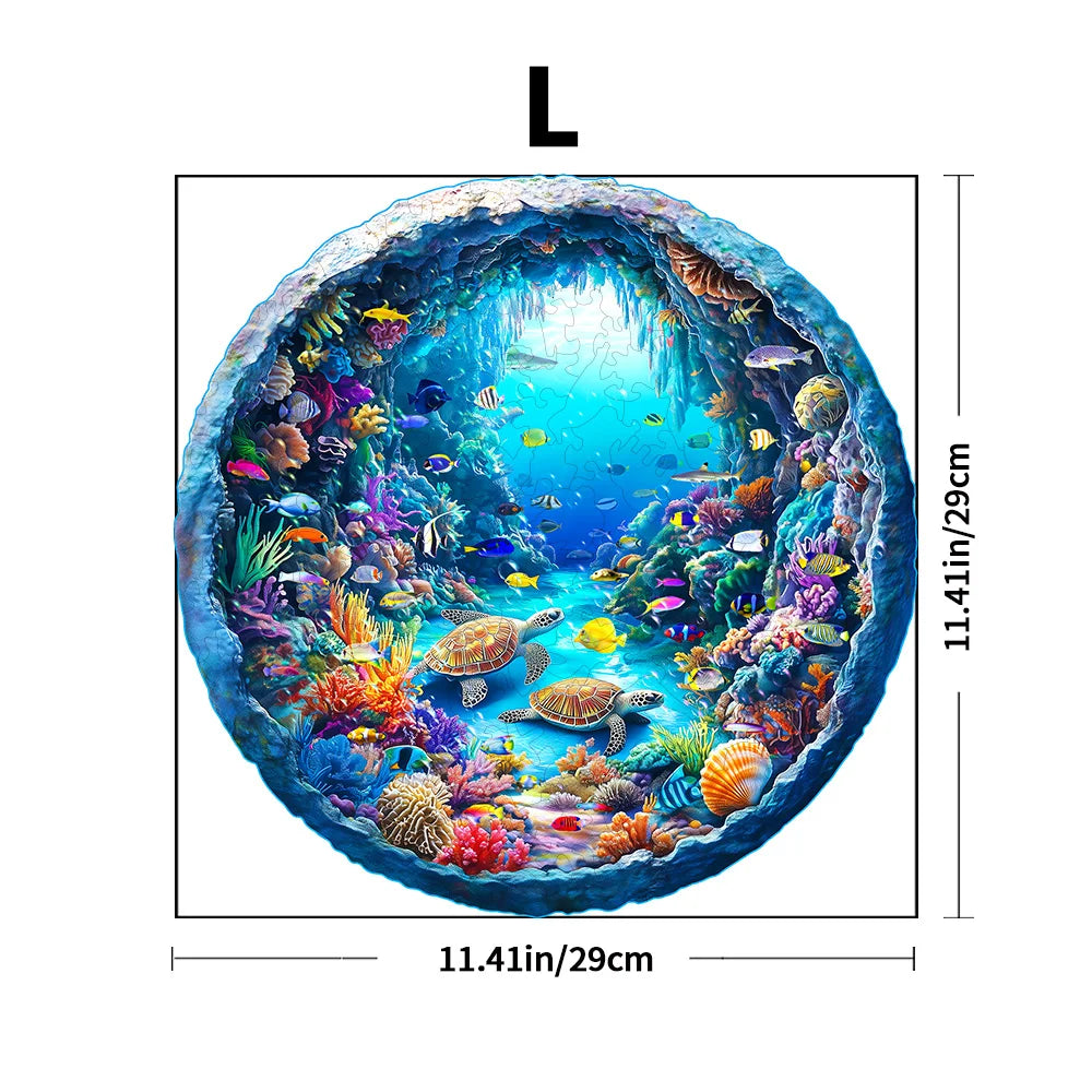 CowLost | product_id-ocean-wooden-jigsaw-puzzle-for-adults-with-whimsical-animal-design-and-gift-packaging |8