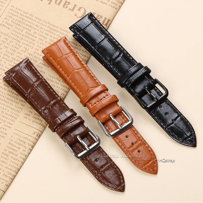 CowLost | product_id-genuine-leather-watch-strap-12-24mm-universal-with-silver-pin-buckle |10