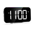 ORIA Digital Alarm Clock Large LED Display with 10 Color Night Light and Dual Alarms for Bedroom Office