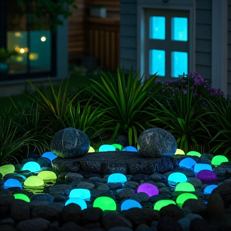 50pcs 20-30mm Landscape Stones for Garden, Fish Tank, Home & Wedding Decoration