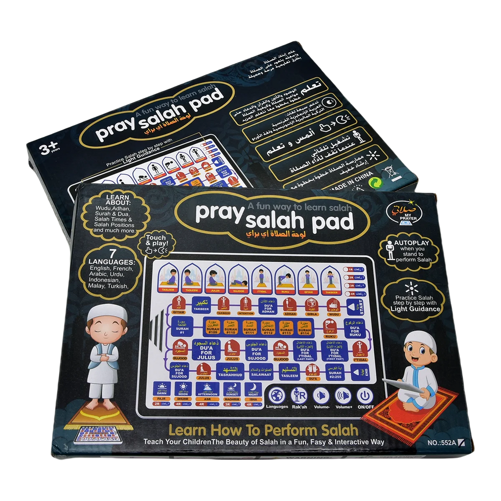 7 Languages Arabic Alphabet Learning Tablet Kids Interactive Educational Touch Pad Gift