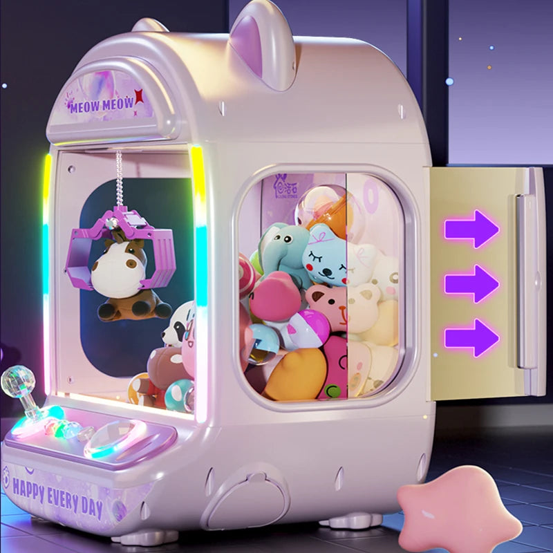 CowLost | product_id-diy-automatic-coin-operated-mini-claw-crane-doll-machine-toy-with-music-for-kids-christmas-gifts |6