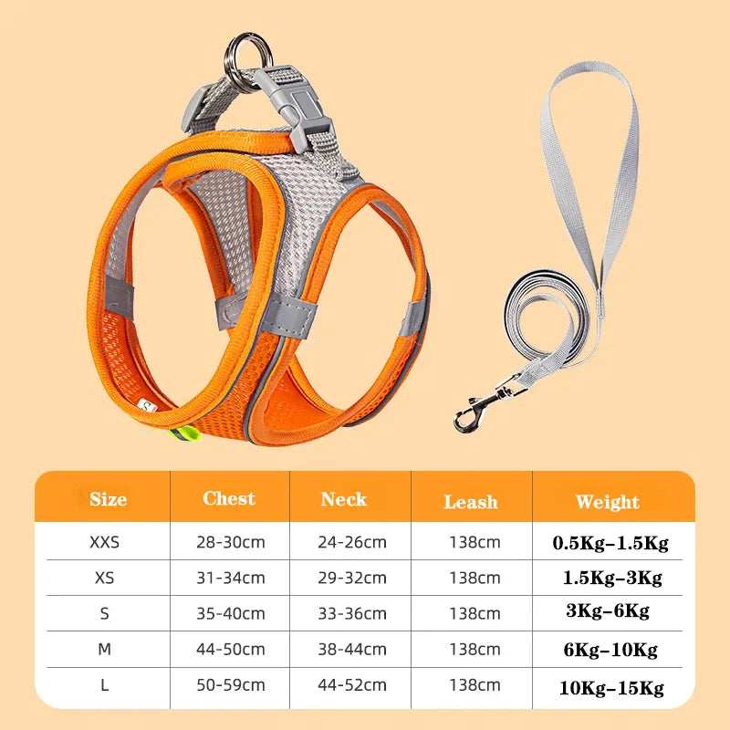 CowLost | dog-diapers-adjustable-harness-and-leash-set-for-small-dogs |21
