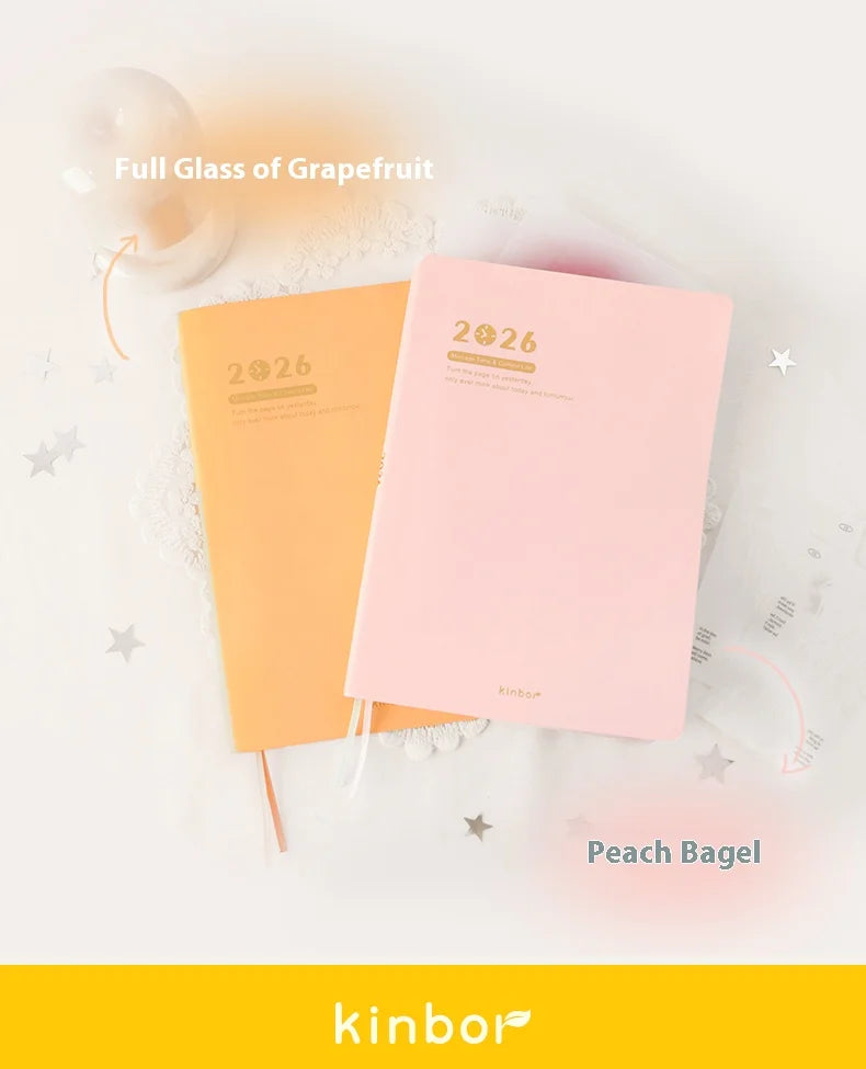 CowLost | product_id-2026-kinbor-a5-timeline-planner-notepad-52g-bachuan-paper-weekly-2-page-schedule-minimalist-design |19